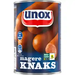 Jumbo Unox Magere Knaks 400 g aanbieding