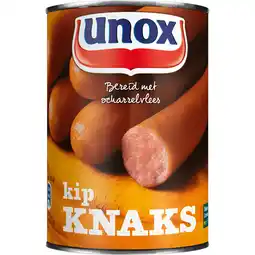 Jumbo Unox Knaks Kip 400 g aanbieding
