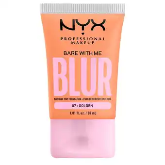 Kruidvat NYX Professional Makeup Bare With Me Blur 07: Golden Foundation aanbieding