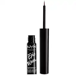 Kruidvat NYX Professional Makeup Epic Wear 02 Brown Waterproof Liquid Eyeliner aanbieding