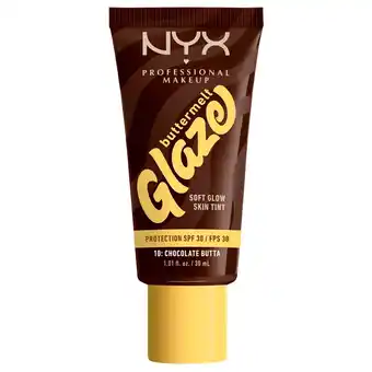 Kruidvat NYX Professional Makeup Buttermelt Glaze 10 Chocolate Butta Skin Tint aanbieding