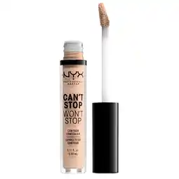 Kruidvat NYX Professional Makeup Can't Stop Won't Stop 2 Alabaster Contour Concealer aanbieding