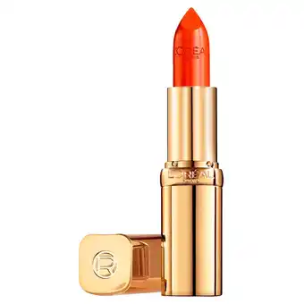 Kruidvat L'Oréal Paris Color Riche 163 Orange Magique Satin Lippenstift aanbieding