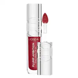 Kruidvat L'Oréal Paris Plump Ambition 490 Berry Jolie Hyaluronic Lip Oil aanbieding