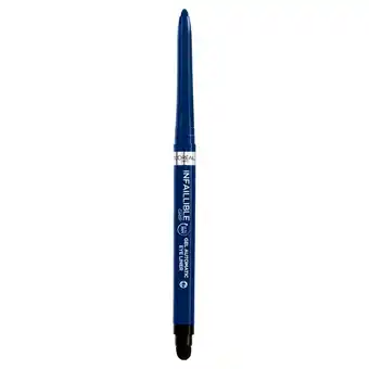 Kruidvat L'Oréal Paris Infaillible 36H Grip Gel Automatic Blue Jersey Eyeliner aanbieding