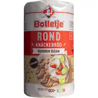 Jumbo Bolletje Rond Knäckebröd Volkoren Sesam 250 g aanbieding