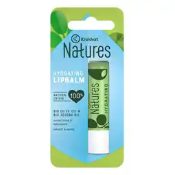 Kruidvat Kruidvat Natures Olive Oil & Jojoba Oil Hydrating Lip Balm aanbieding