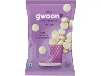 Hoogvliet G'woon Kruidnoten chocolade wit aanbieding