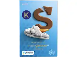Hoogvliet G'woon Chocoladeletter melk aanbieding