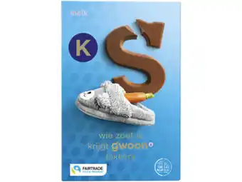 Hoogvliet G'woon Chocoladeletter melk aanbieding