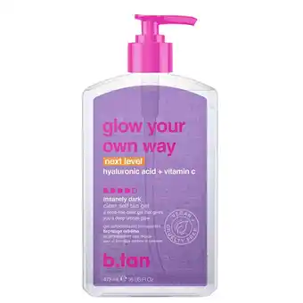 Kruidvat B.Tan Glow Your Own Way Next Level Self Tan Gel aanbieding