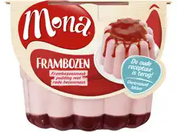 Hoogvliet Mona Pudding frambozen aanbieding