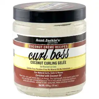 Kruidvat Aunt Jackie's Coconut Crème Recipes Curl Boss Coconut Curling Gelée aanbieding