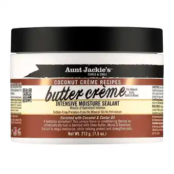 Kruidvat Aunt Jackie's Curls & Coils Coconut Crème Recipes Butter Crème Intensive Moisture Sealant aanbieding