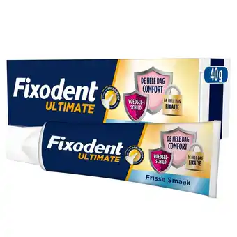 Kruidvat Fixodent Ultimate Frisse Smaak Kleefpasta aanbieding