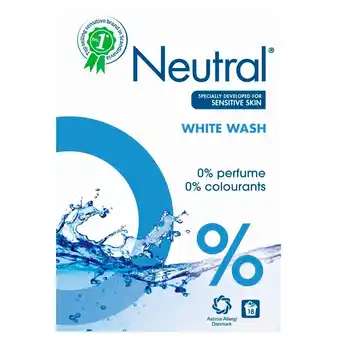 Kruidvat Neutral Parfumvrij Wit Waspoeder aanbieding