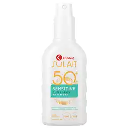 Kruidvat Kruidvat Solait Sensitive SPF50+ Sunspray aanbieding