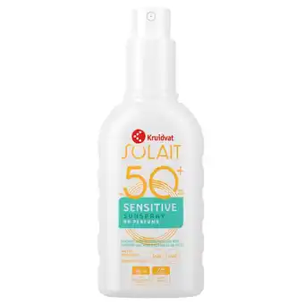 Kruidvat Kruidvat Solait Sensitive SPF50+ Sunspray aanbieding