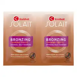 Kruidvat Kruidvat Solait Self Tan Bronzing Tissues aanbieding