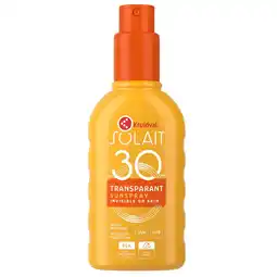 Kruidvat Kruidvat Solait Transparant SPF30 Sunspray aanbieding