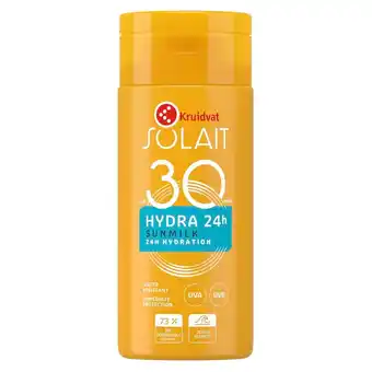 Kruidvat Kruidvat Solait Hydra 24H SPF30 Sunmilk aanbieding