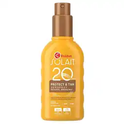 Kruidvat Kruidvat Solait Protect & Tan SPF20 Sunspray aanbieding