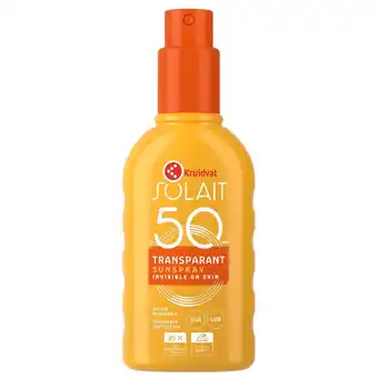 Kruidvat Kruidvat Solait SPF50 Transparant Sunspray aanbieding