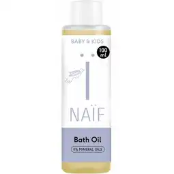 Kruidvat Naïf Baby & Kids Milky Badolie aanbieding