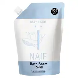 Kruidvat Naïf Baby & Kids Bath Foam Navulling aanbieding