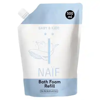 Kruidvat Naïf Baby & Kids Bath Foam Navulling aanbieding