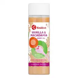 Kruidvat Kruidvat Vanilla & Macadamia Body Oil aanbieding