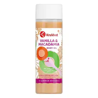Kruidvat Kruidvat Vanilla & Macadamia Body Oil aanbieding