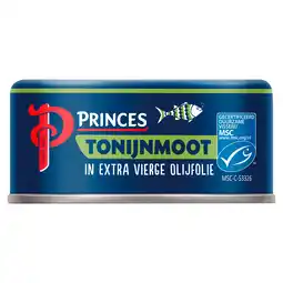 PLUS Princes Tonijnmoot in olijfolie aanbieding