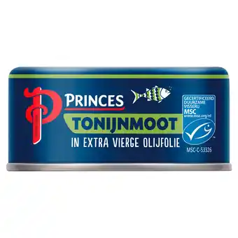 PLUS Princes Tonijnmoot in olijfolie aanbieding