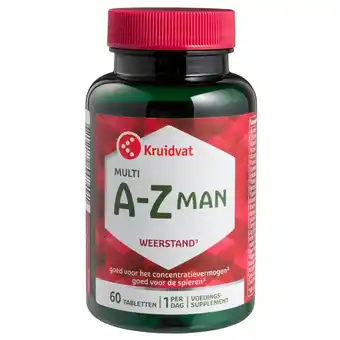 Kruidvat Kruidvat Multi A-Z Man Tabletten aanbieding