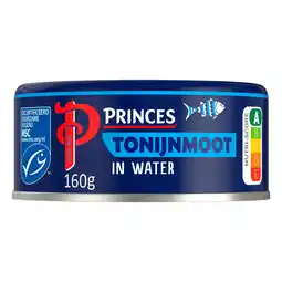 PLUS Princes Tonijnmoot in water aanbieding