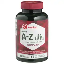 Kruidvat Kruidvat Multi A-Z Dragees aanbieding