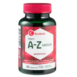 Kruidvat Kruidvat Multi A-Z Vrouw Tabletten aanbieding