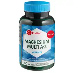 Kruidvat Kruidvat Magnesium Multi A-Z Tabletten aanbieding