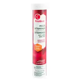 Kruidvat Kruidvat Multivitaminen & Mineralen Bruistabletten aanbieding