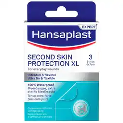 Kruidvat Hansaplast Expert+ Second Skin Protection XL Pleisters aanbieding