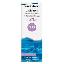 Kruidvat Bausch & Lomb -3.75 Zachte Daglenzen aanbieding