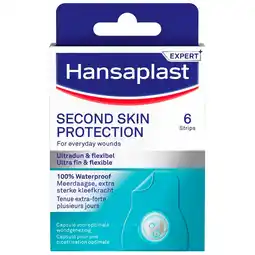 Kruidvat Hansaplast Expert+ Second Skin Protection Hydrocolloïde Pleisters aanbieding