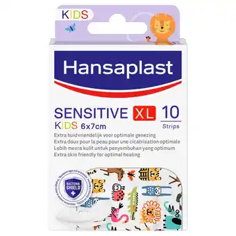 Kruidvat Hansaplast Sensitive Kids XL Pleisters aanbieding