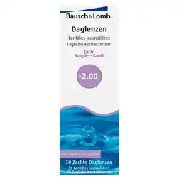 Kruidvat Bausch & Lomb -2.00 Zachte Daglenzen aanbieding