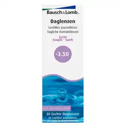 Kruidvat Bausch & Lomb -3.50 Zachte Daglenzen aanbieding