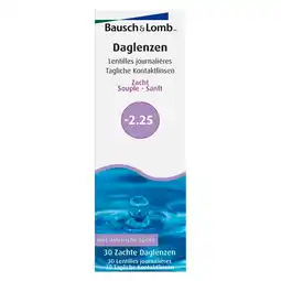 Kruidvat Bausch & Lomb -2.25 Zachte Daglenzen aanbieding
