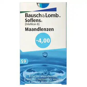 Kruidvat Bausch & Lomb -4.00 Maandlenzen aanbieding