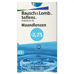Kruidvat Bausch & Lomb -2.75 Maandlenzen aanbieding