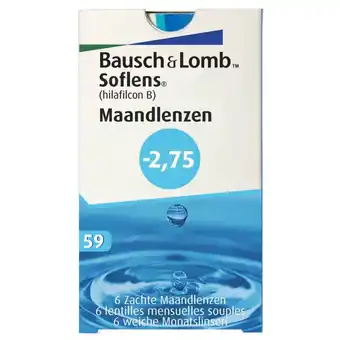 Kruidvat Bausch & Lomb -2.75 Maandlenzen aanbieding